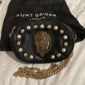 Kurt Geiger black leather bag